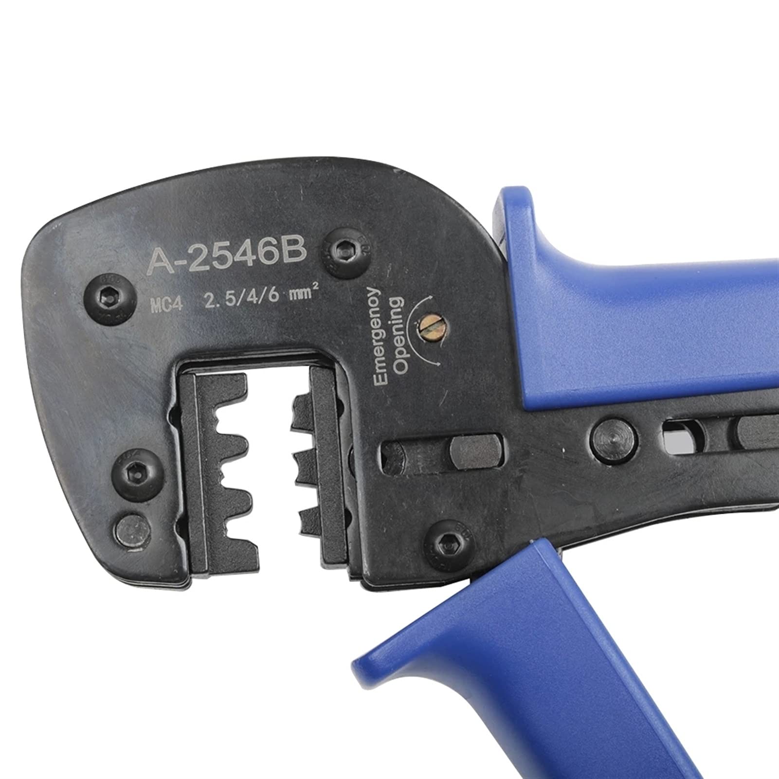 Pinces de sertissage PV Ligne PV Pinces Capacité 2.5/4 / 6mm2 14-1 0AWG Connecteur Solaire Outils d'économie de Main-d'œuvre A-2546B