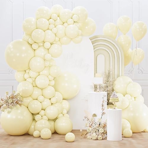 Miniatura 9 de PartyWoo Kit de arco de globos verde salvia, guirnalda de 152 piezas de diferentes tamaños de 18, 12, 10, 5 pulgadas, globos bohemios de confeti