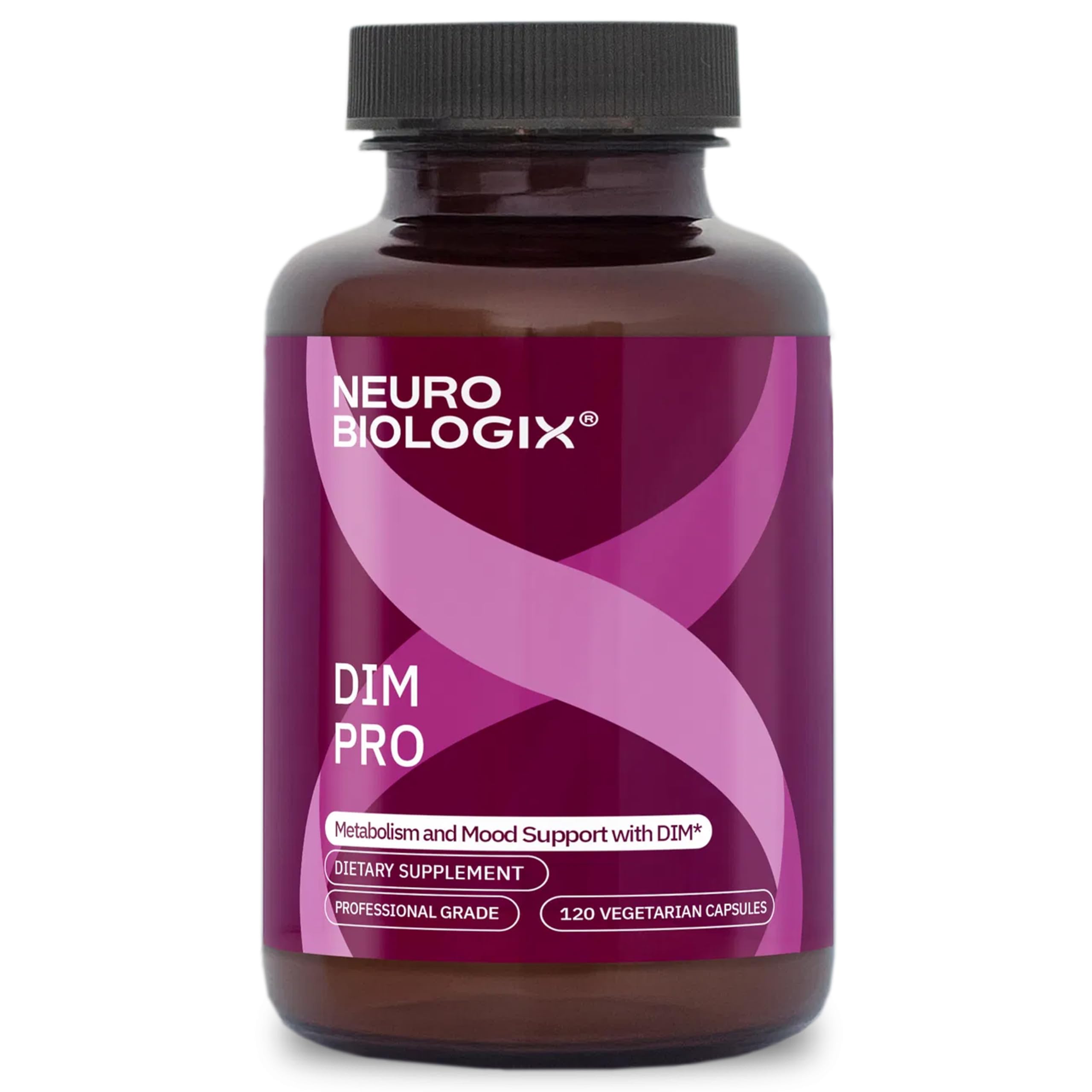 DIM Pro Hormone Support for Men & Women, Plant Based Estrogen Metabolism & Detox Supplement with DIM, Calcium D-Glucarate & BioPerine, Promotes Balance Energy & Daily Wellness, Vegetarian, 60 Capsules