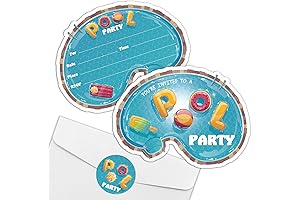 Boys' Pool Party Invitations
