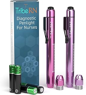 Penlights for Nurses - Medical Pen Light with Pupil Gauge for Doctors, E...