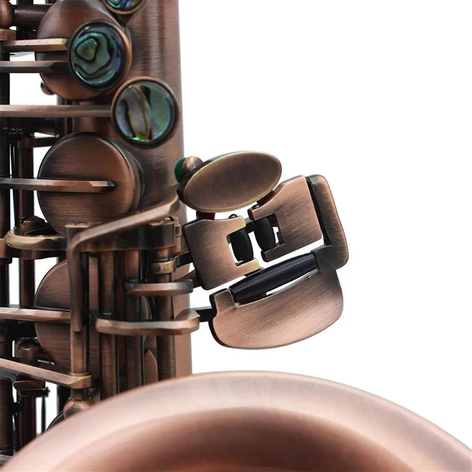 sassofono Sassofono Contralto Mib Professionale Ottone Rame E Sax Piatto Strumento Musicale A Fiato Con Custodia Accessori Per Bocchino