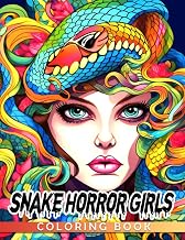 Snake Horror Girls Coloring Book: Scary Coloring Pages Of Snake Horror Girls For Teens, Adults To Have Fun And Relax | Ideal Gift For Special Occasions