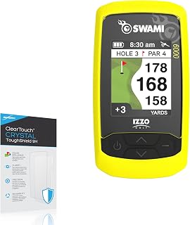 BoxWave Screen Protector Compatible with Izzo Golf Swami 6000 Handheld Golf GPS (2 in) - ClearTouch Crystal ToughShield 9H (2-Pack), Clear 9H Tough Flexible Film Screen Protector