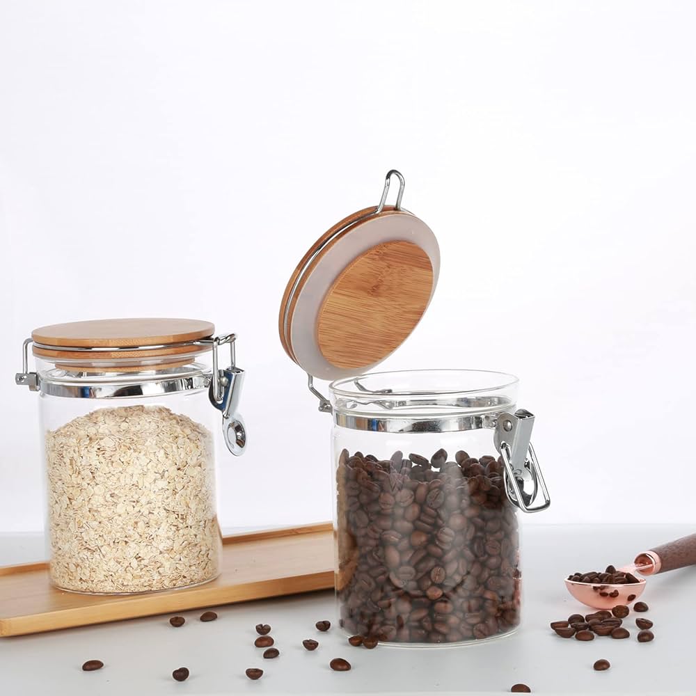 Amazon｜KKC コーヒー豆保存瓶 保存容器 コーヒーまめ 粉 250g