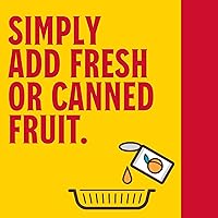 Vista 6 de Cobbler Mix 10.58 onzas (paquete de 2) – Postre casero en minutos – Solo tienes que añadir tu fruta favorita – Manzana, melocotón, bayas y más por