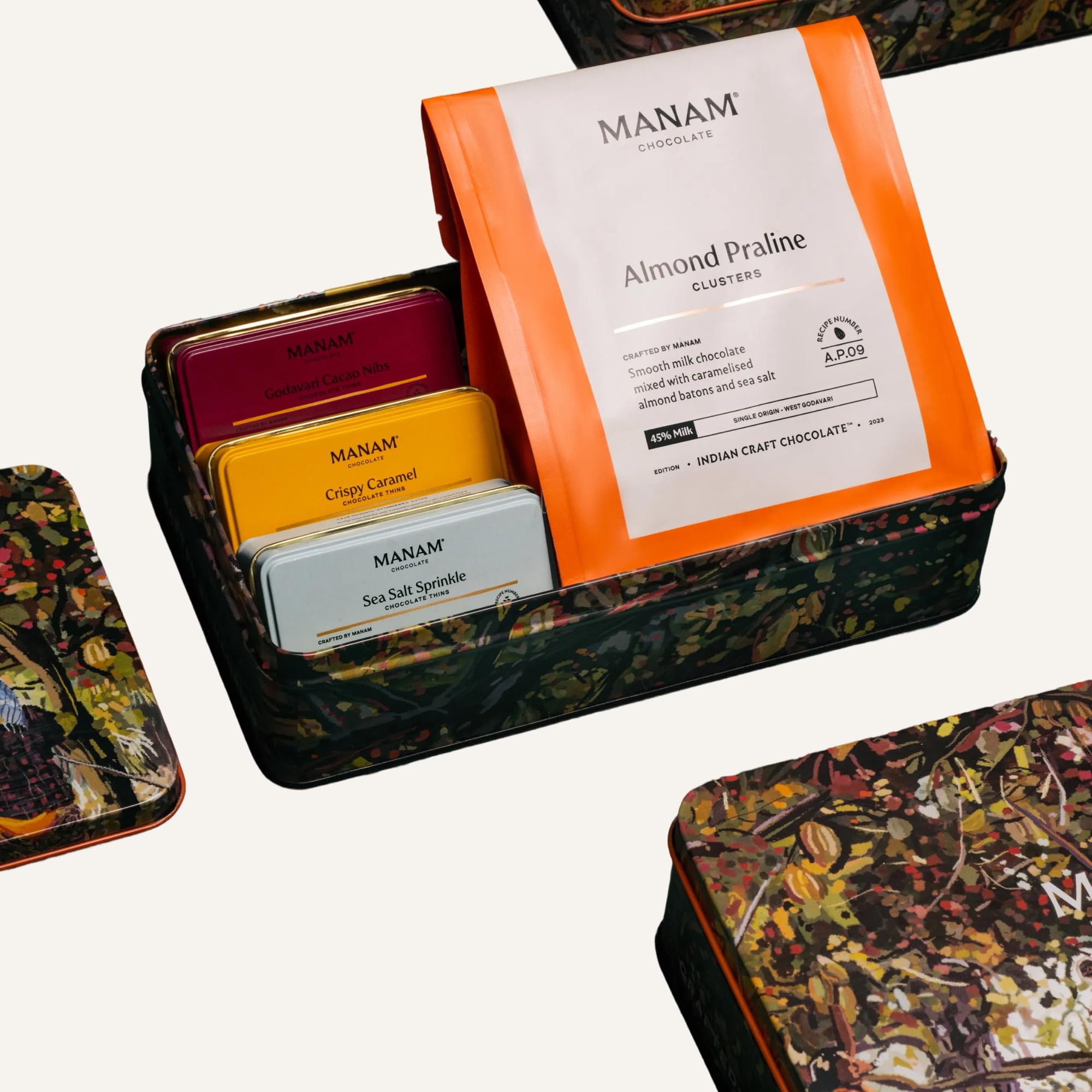 Manam Chocolate - The Chocolatier's Celebration Tin - 1 (275g) | Premium Assorted Chocolates for Special Events & Celebrations-image-12