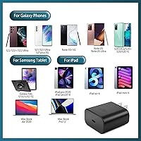 Vista 15 de 2Pack 45W Charger for Samsung Super Fast Charger Type C, USB C Super Fast Charging for Samsung Galaxy S23 Ultra/S23/S23+/S22/S22 Ultra/S22+/Note