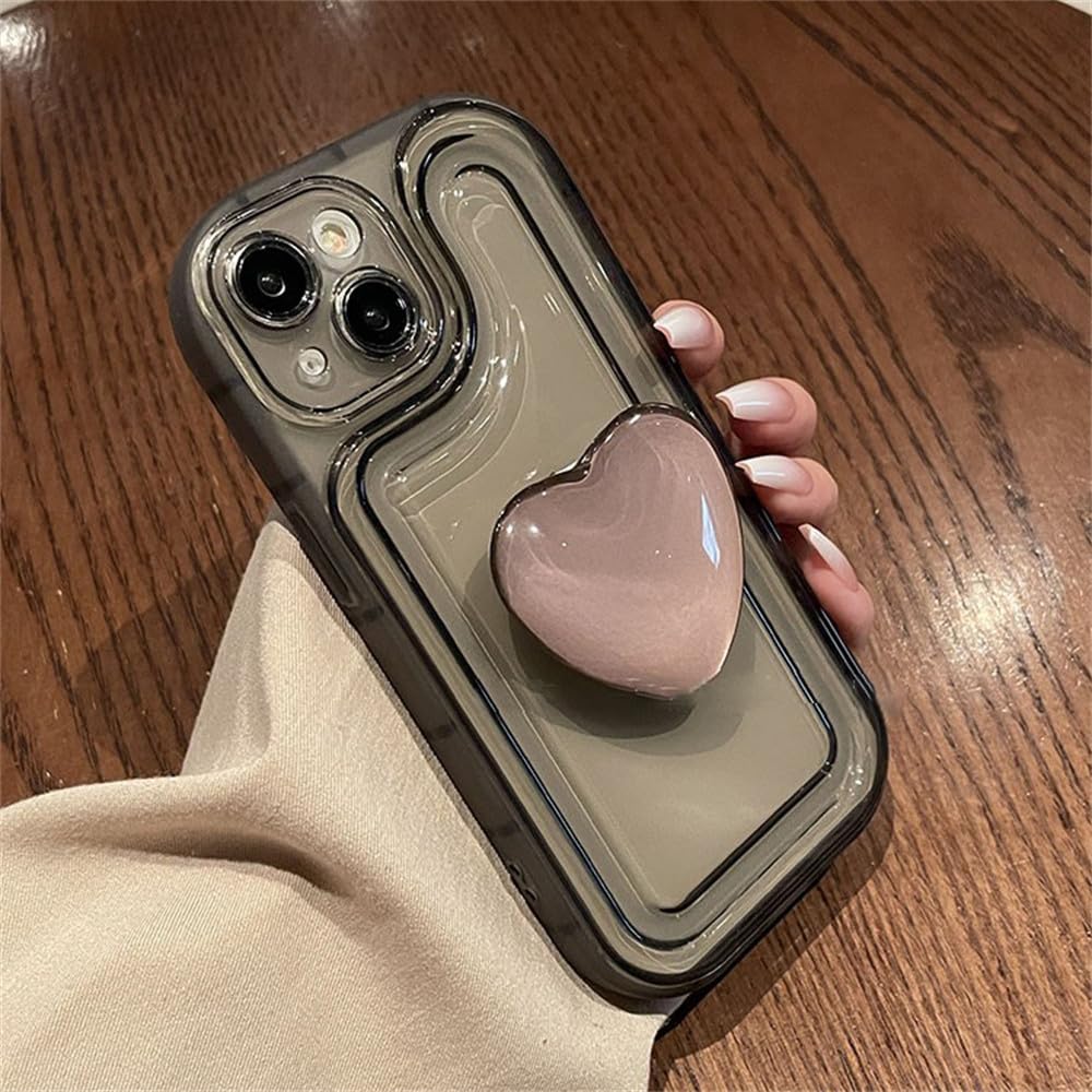 Coque transparente anti-chute avec bague intégrée pour iPhone XR - 6
