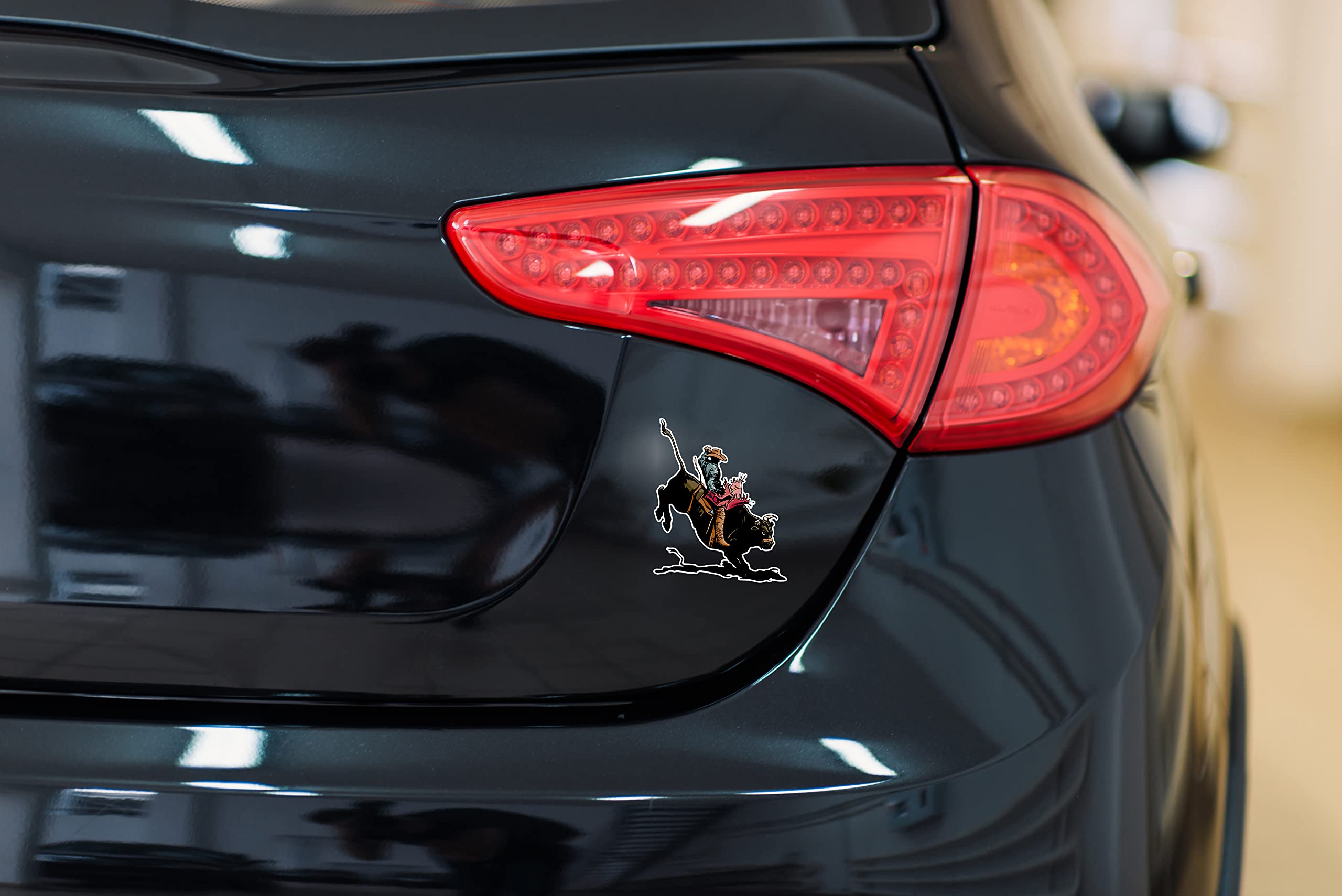 Bull Rider PBR Rodeo Window Truck Car Bumper Sticker Decal 5" X 5 - Foto 9