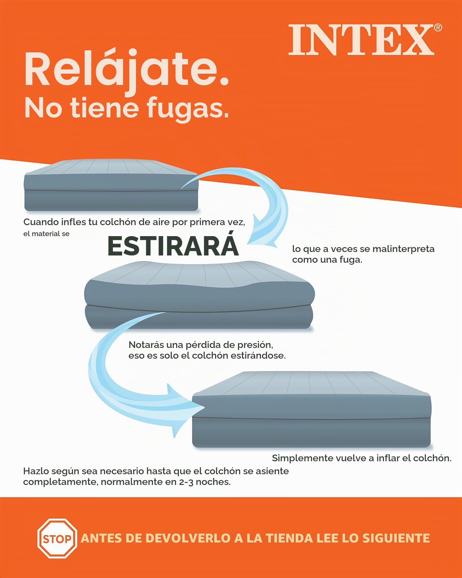 Intex 64157E Dura-Beam Plus Mid-Rise Air Mattress: Fiber-Tech – Twin Size – Built-in USB Electric Pump – 14in Bed Height – 300lb Weight Capacity