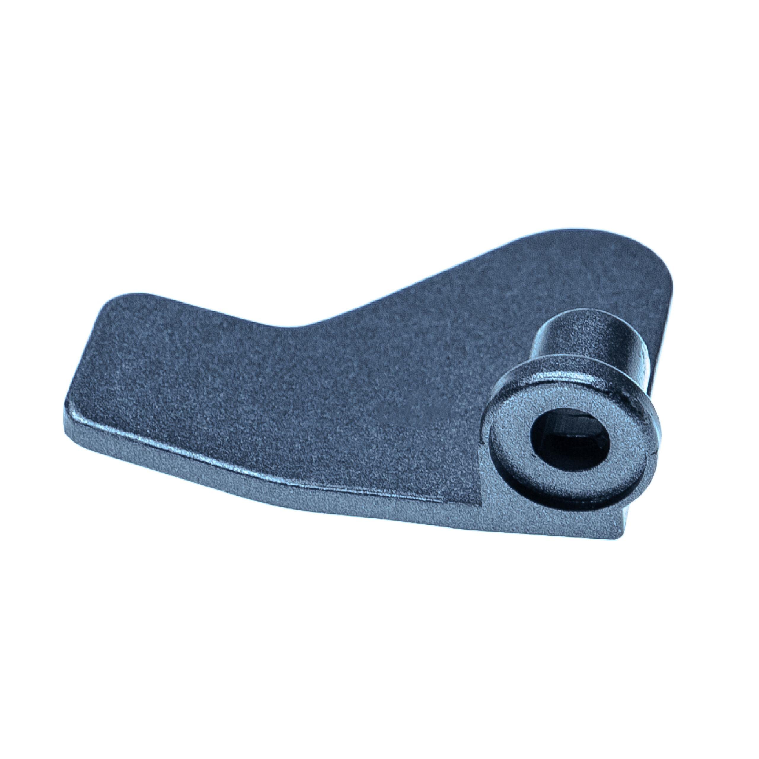 vhbw Universele knedhaken voor broodbakmachine, bijv. compatibel met Ariete, Kenwood - roerhaak, 6,5 x 3,8 cm, aluminiumlegering, zwart