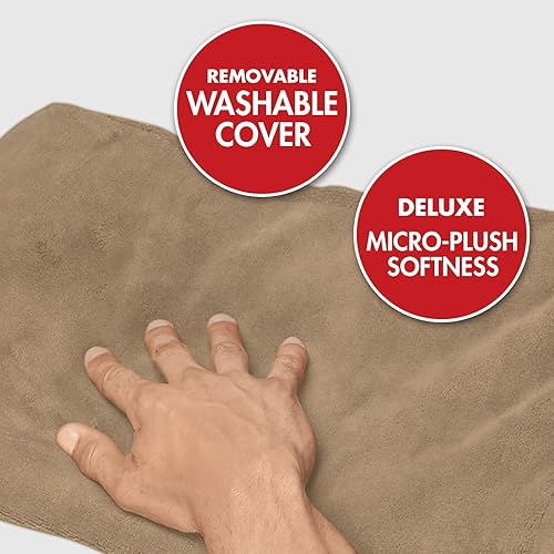 Miniatura 10 de Veridian Healthcare TheraCare Deluxe XL Almohadilla térmica húmeda o seca, marrón, universal (24-510)