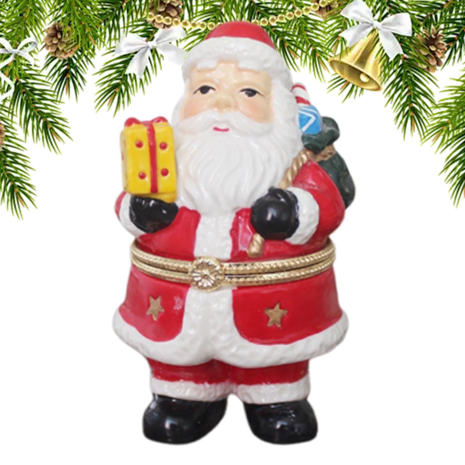 Amazon.co.jp: サンタクロースデコボックス クリスマス像