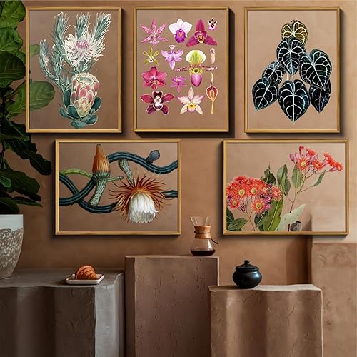 Miniatura 4 de Passat Paquete de 3 marcos flotantes de flores prensadas de 5 x 7 pulgadas, marcos modernos de roble para fotos, marcos de fotos flotantes gruesos