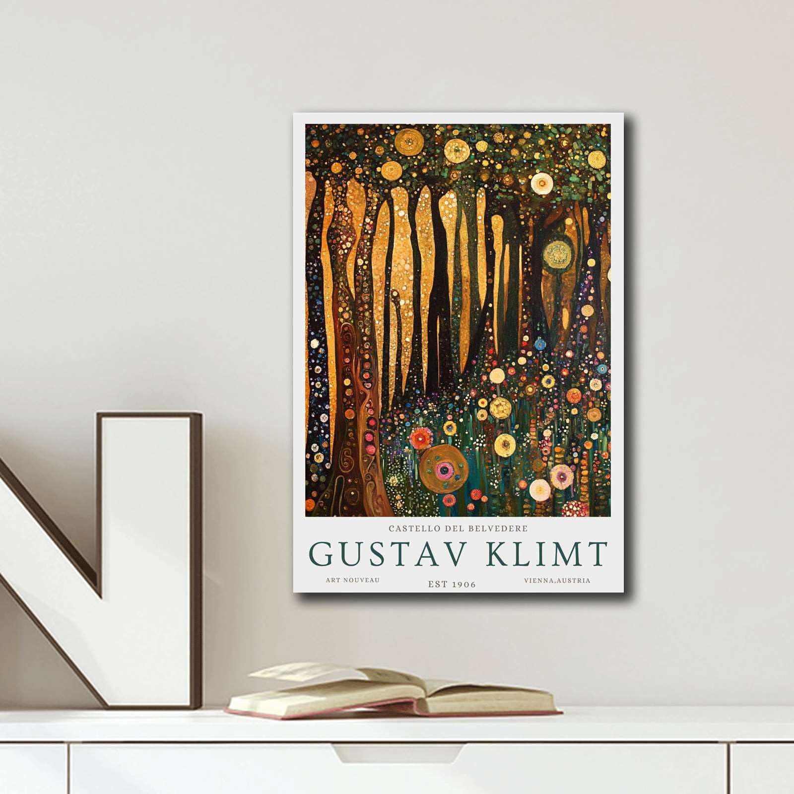 Amazon.com: LUCKLYDOUDOU Poster Decorative Canvas Painting Gustav