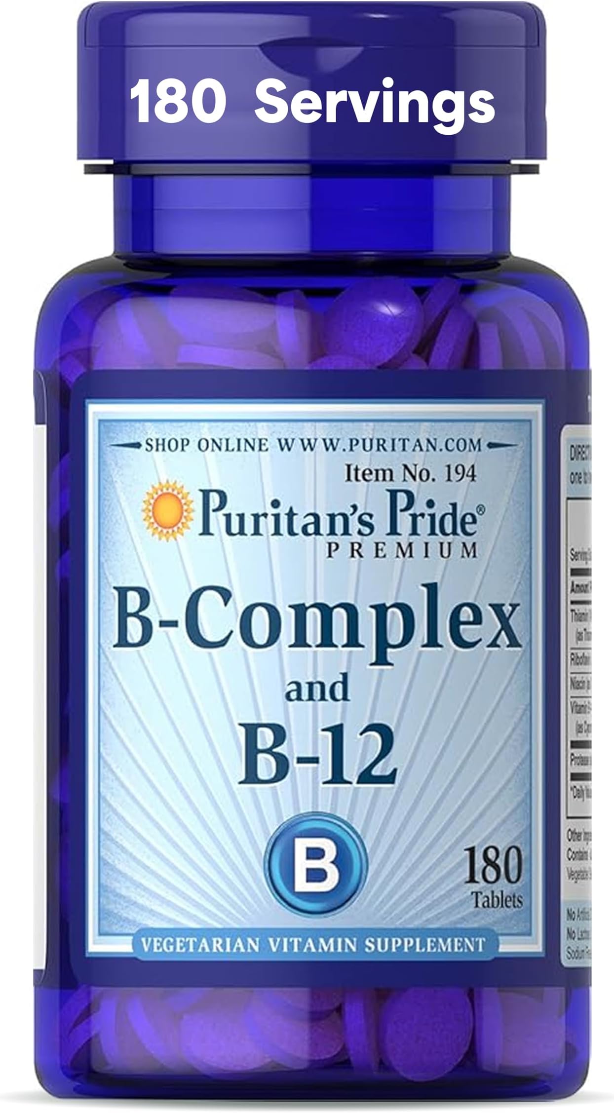 B-complex with B-12 (180)