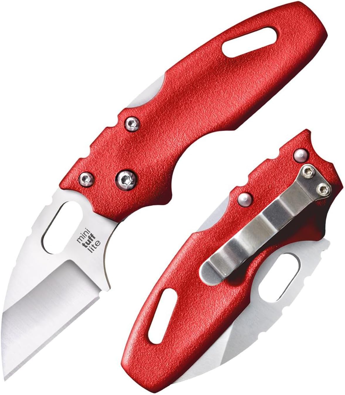 Mini Tuff Lite 2" 4034SS Sheepsfoot Razor-Sharp Blade 3" Griv-Ex Handle Everyday Carry Pocket Folding Knife w/Tri-Ad Lock