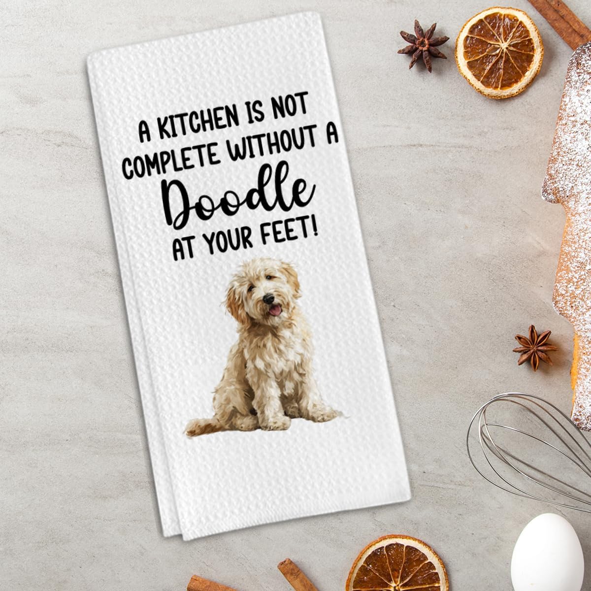Doodle Gifts Kitchen Towels for Doodle Lover, Dog Gifts Decorative Towels for Bar Kitchen Bathroom - Image 3