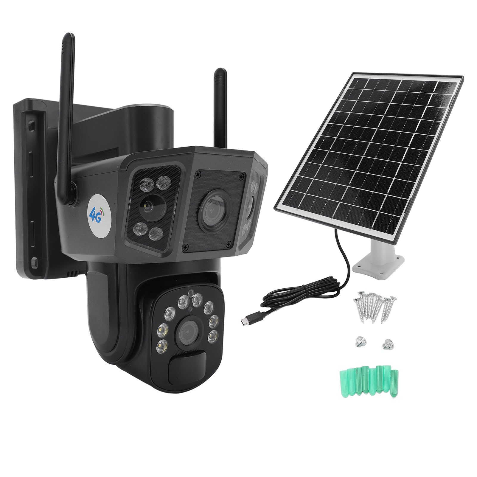 webcamere solari outdoor 4k wireless con motore panoramicò