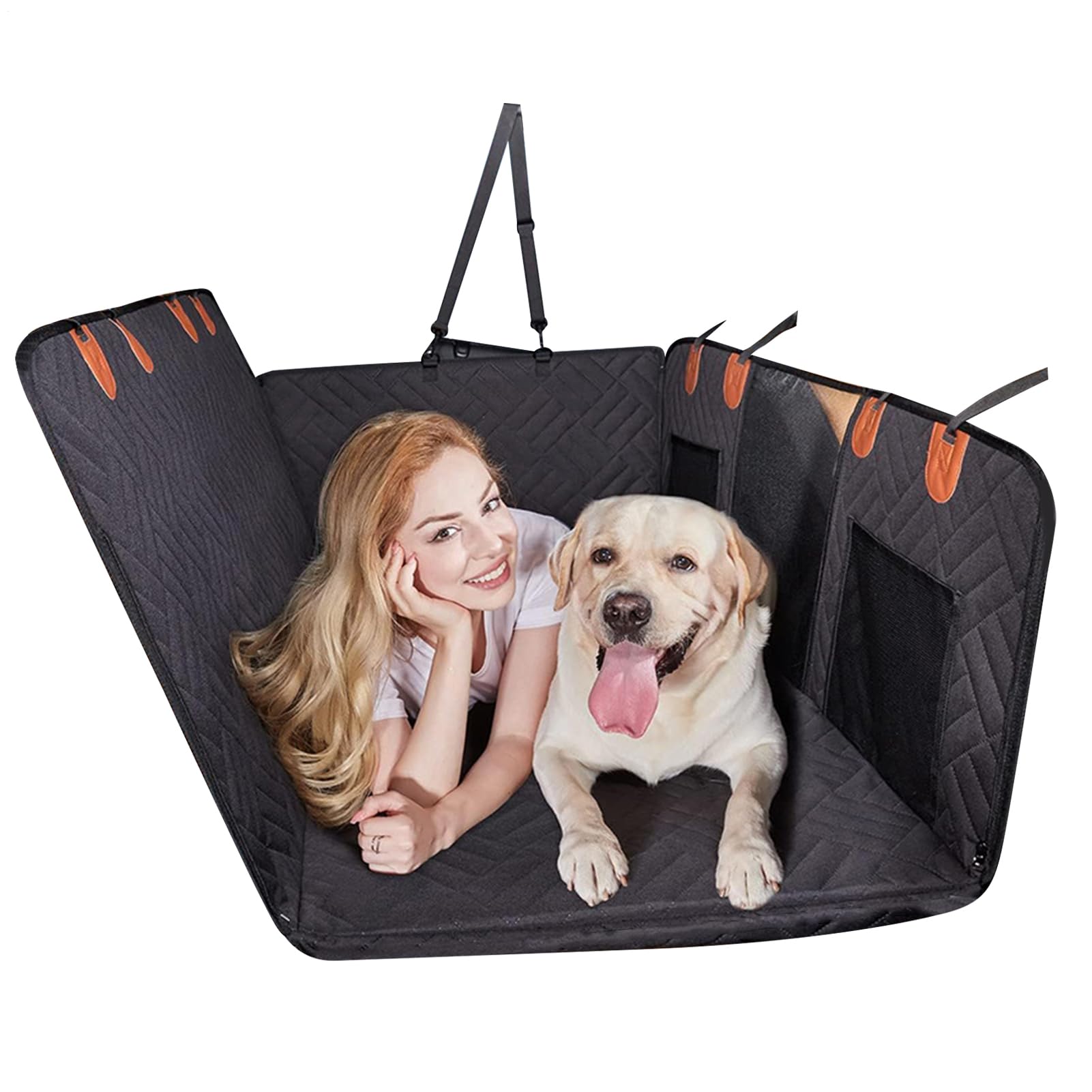 Hamaca para Perro en el Asiento Trasero, para Asiento | de Coche para Perro,Protector de Asiento de Coche de Asiento para Perro Resistente al Agua | Protector de Asiento de