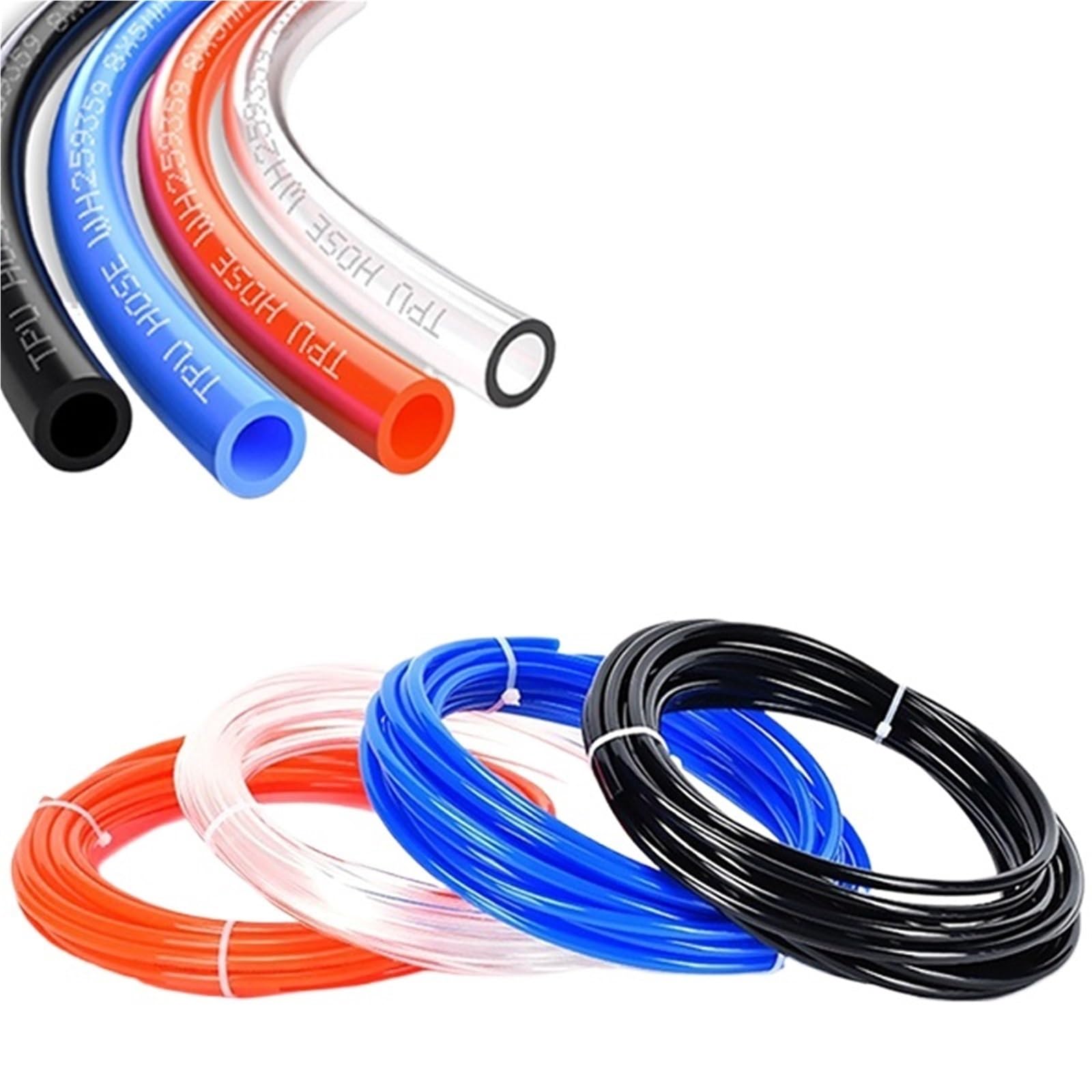 Manguera de aire neumática Tubo de plástico Tubo de manguera de aire Tubo neumático(Blue 10m,10x6.5mm)