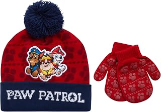 Paw Patrol Boys Winter Hat and Mitten or Glove Set (Age 2-7)