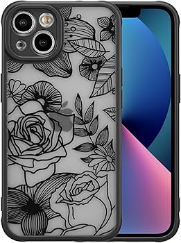 Amazon.com: XIZYO for iPhone 14 Plus Case, Floral Rose Cute Phone