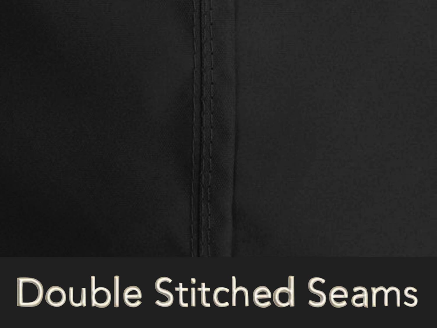 Covermates Elite Lawn Mower Cover – All-Weather Water-Resistant Polyester Protection for Push Lawn Mower with Drawcord & Buckle Straps – Garden & Yard Equipment Cover, 24W x 72D x 42H, Black