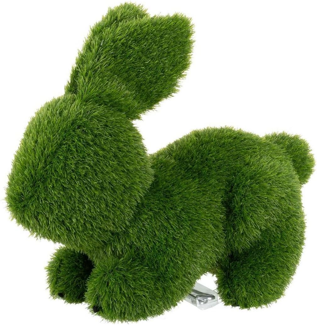 Suinga Figura de Césped Artificial Conejo 22x40x30 cm para Decoración | Ideal para Jardín, Terraza y Hogar