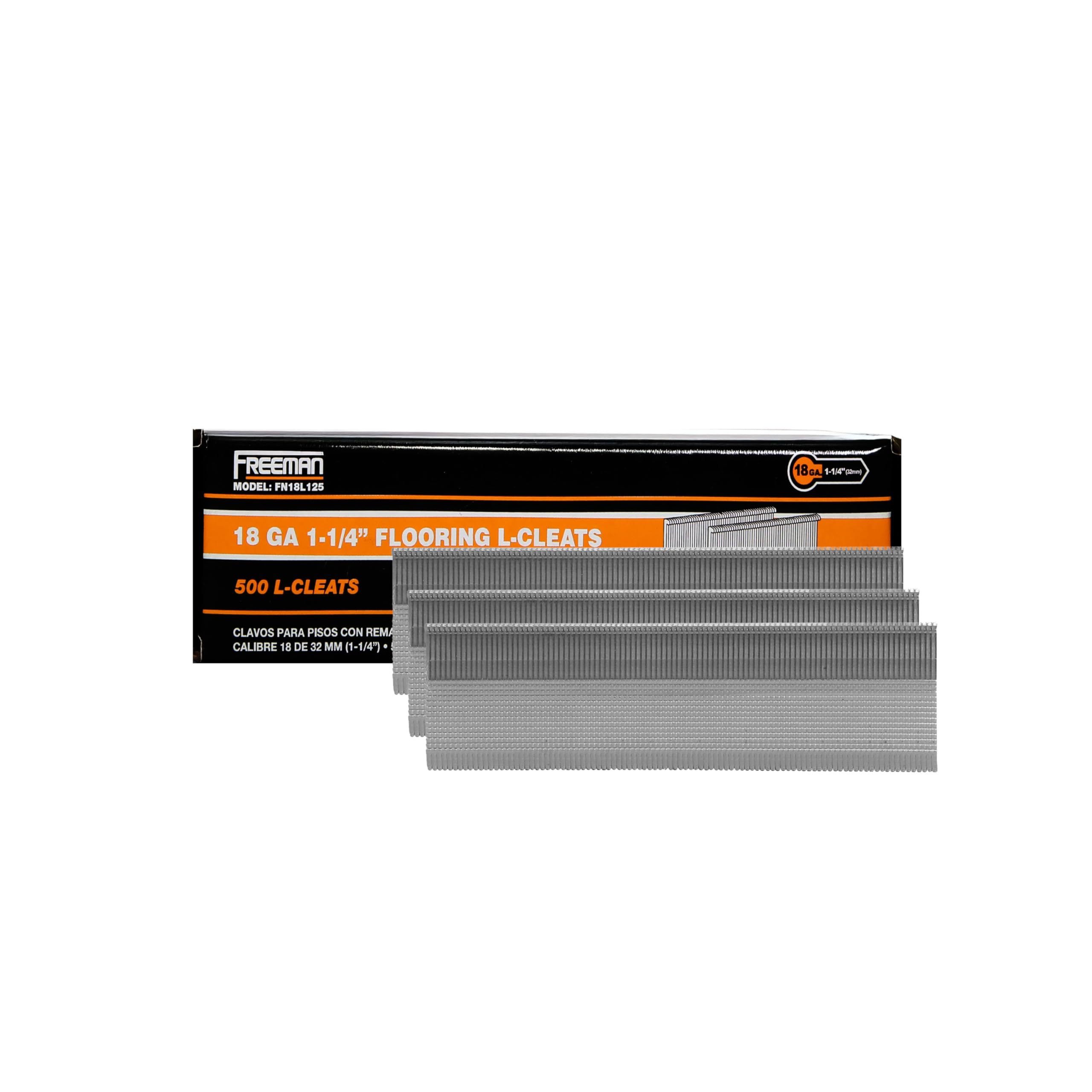 Amazon.com: Freeman 18-Gauge Flooring L-Cleats | 1-1/4