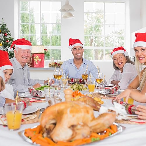 Miniatura 7 de AnyDesign - 200 popotes de Navidad, pajitas de papel desechables de hombre de jengibre, color marrón, para decoración de bebidas y cócteles