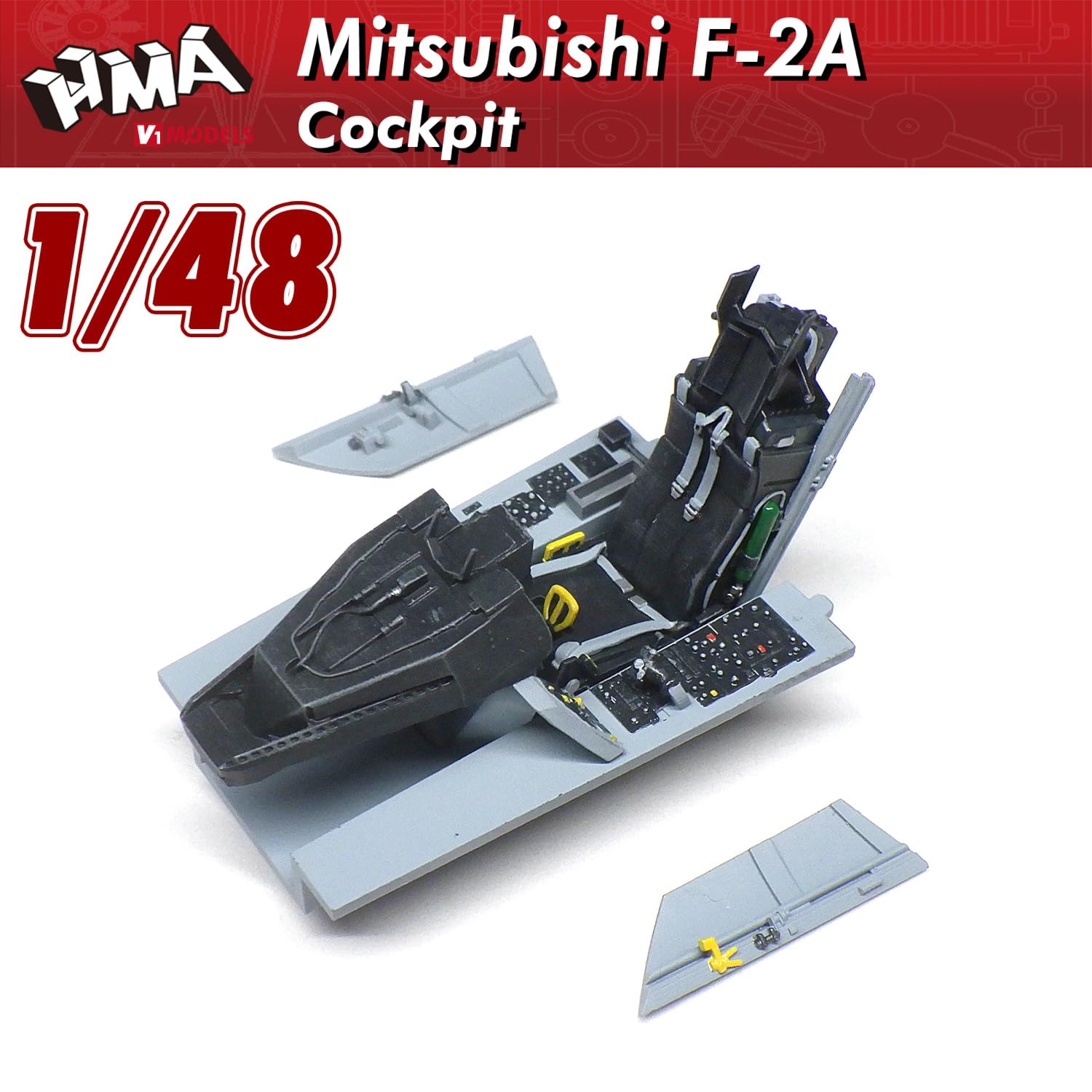 Amazon | HMA 1/48 三菱 F-2A コクピット プラモデル用パーツ
