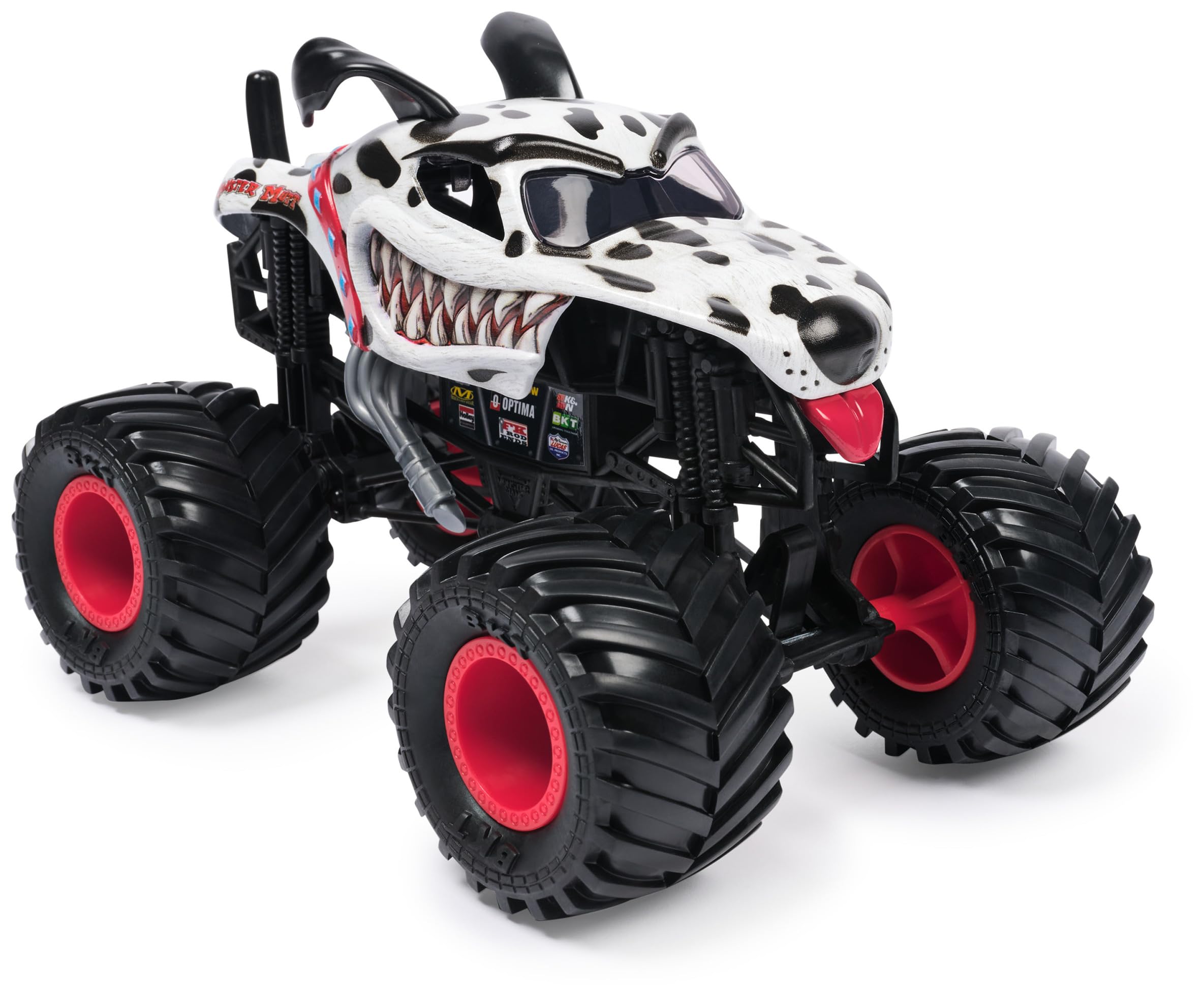 Monster Jam, Dalmatian 1-24 Scale Monster Truck, Collector Die-Cast Vehicle