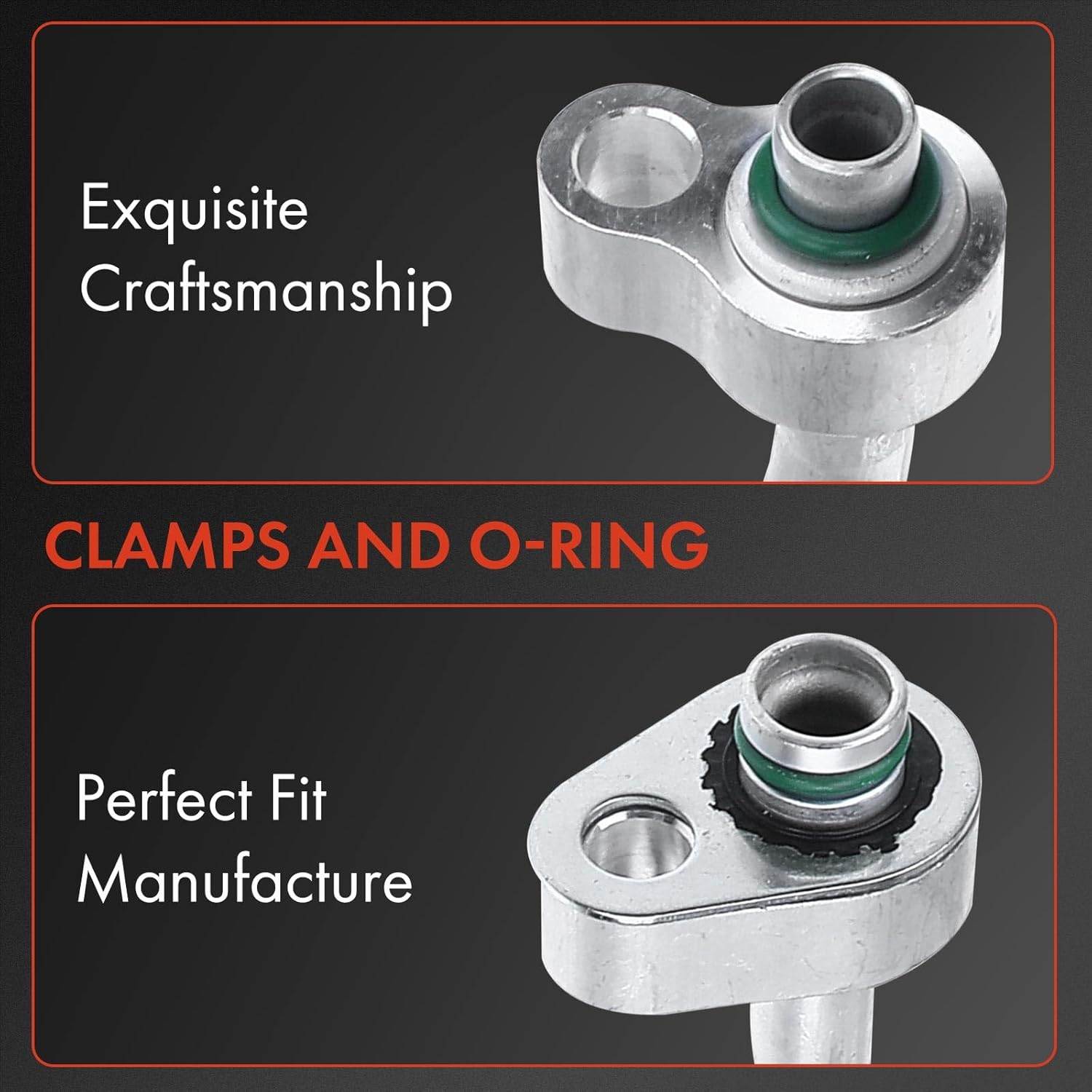 A-Premium A/C Suction and Discharge Line Hose Assembly Compatible with Ford Explorer 2006-2010 4.0L