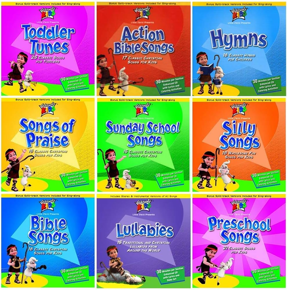 Cedarmont Kids: Children's Christian Music - 9 Hymns / Bible Songs / Toddler Tunes / & Much More!