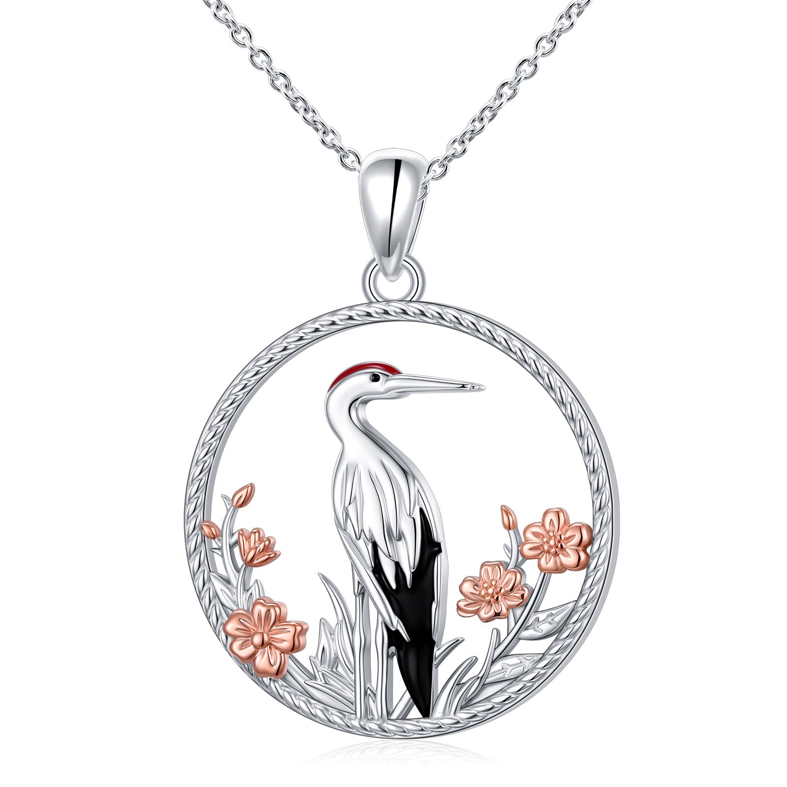 S925 Sterling Silver Cute Animal Pendant Necklace for Women Jewelry