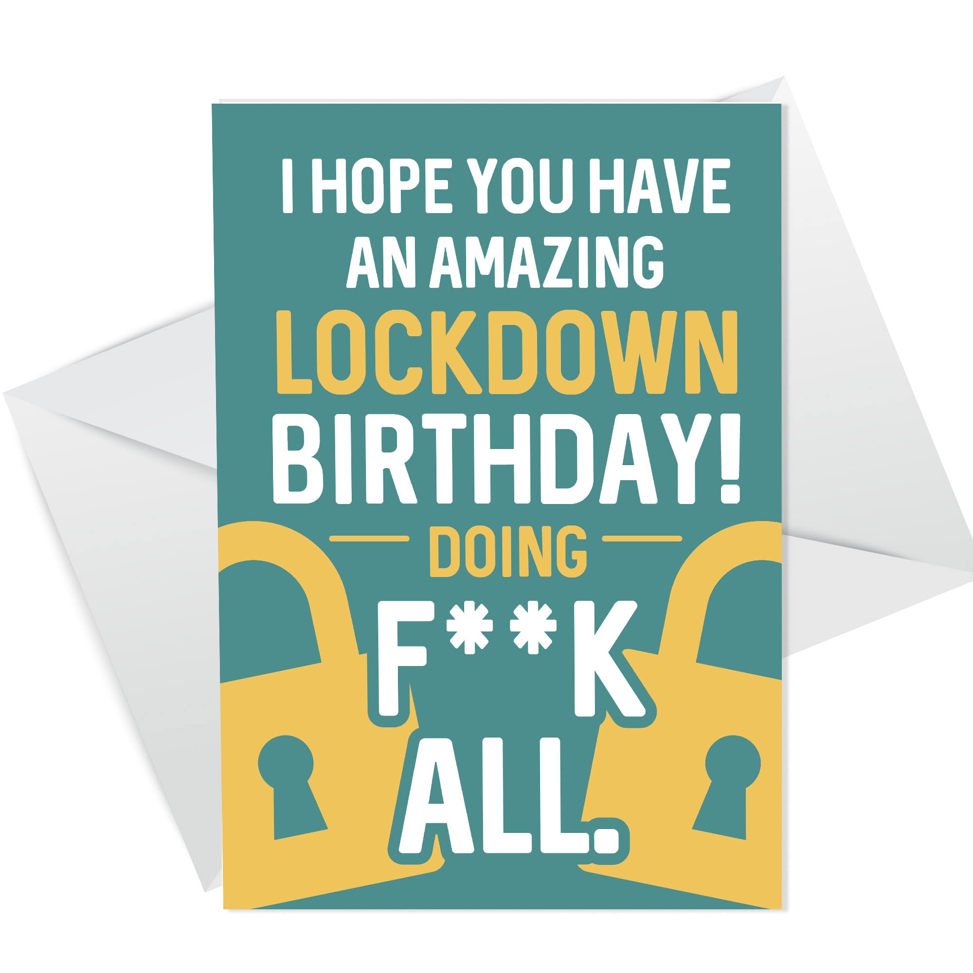 RUDE Birthday Card For Him Her Funny Birthday Card For Mum Dad Brother Sister