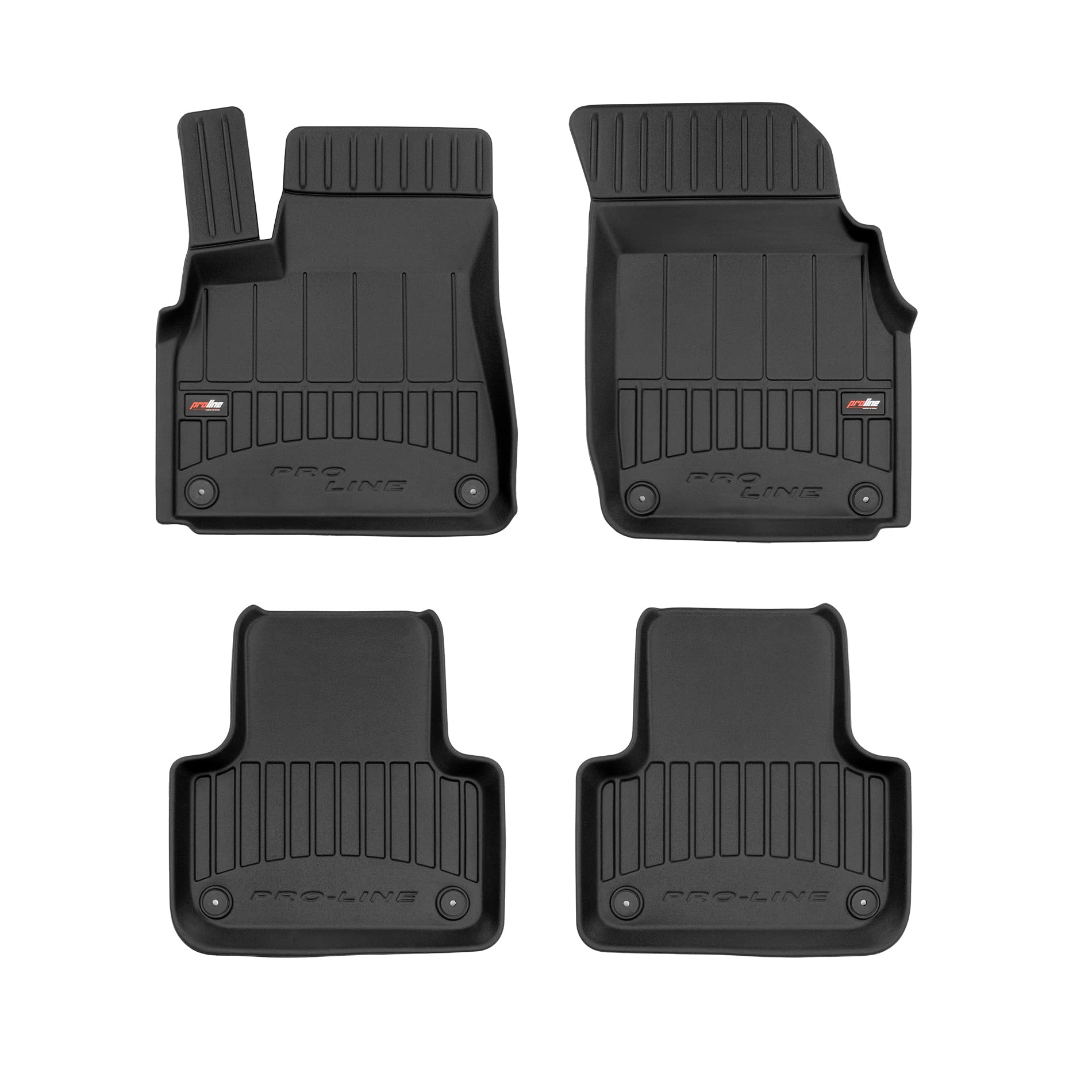 FROGUM ProLine 3D Esclusivi Tappetini auto in gomma su misura per Audi Q8 dal 2018/Q7 II dal 2015 I I bordi più alti