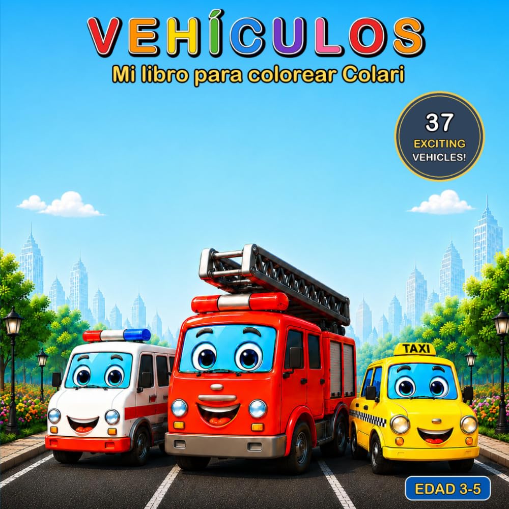Mi Libro para Colorear Colari: Vehículos