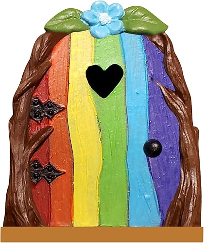 Miniatura 1 de 1 puerta de gnomo de hadas en miniatura, adornos de decoración de puerta de cuentos de hadas, decoración de puerta de árbol enano de hadas de