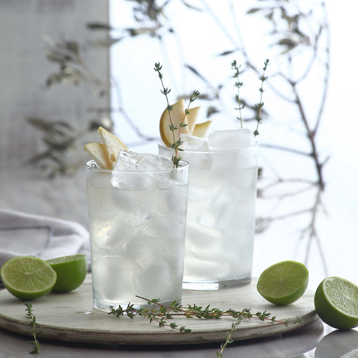 6x Clear 520ml Bodega Highball Glasses - Tall Hi Ball Glass Water Gin Juice Cocktail Drinking Glassware Tumblers Set