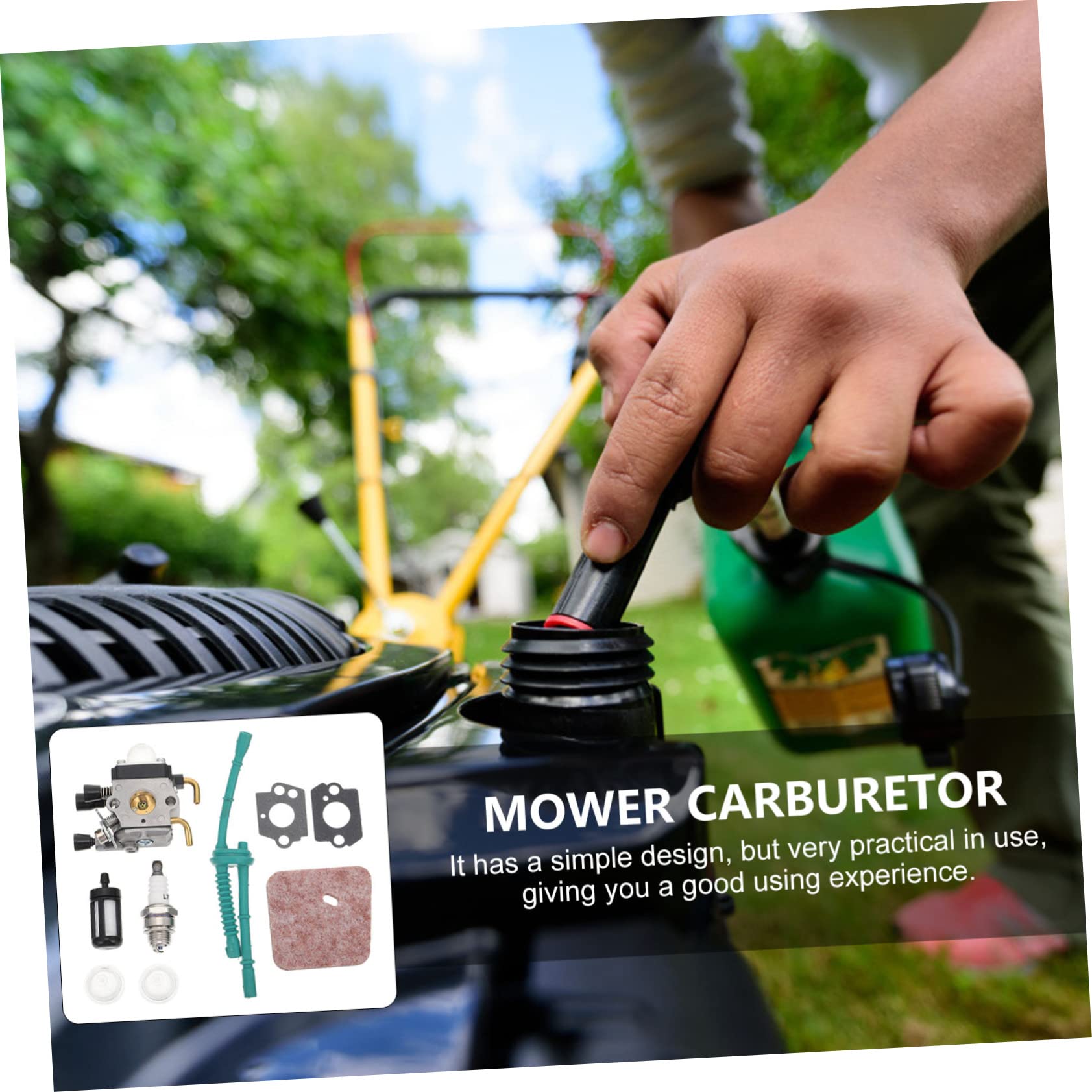 Amazon | Zerodeko 1 セット フィルター 芝生 芝刈り機