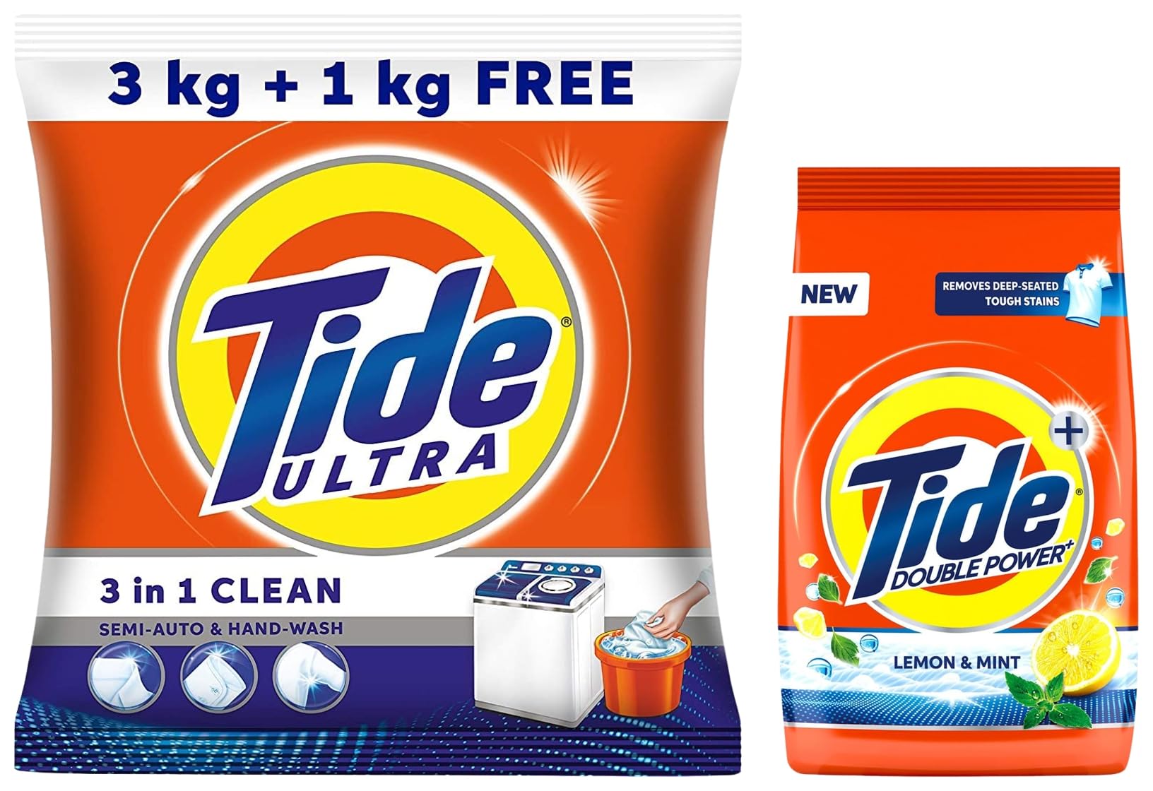 Tide Ultra Stain Magnet Clean Semi-Auto & Hand Wash Detergent