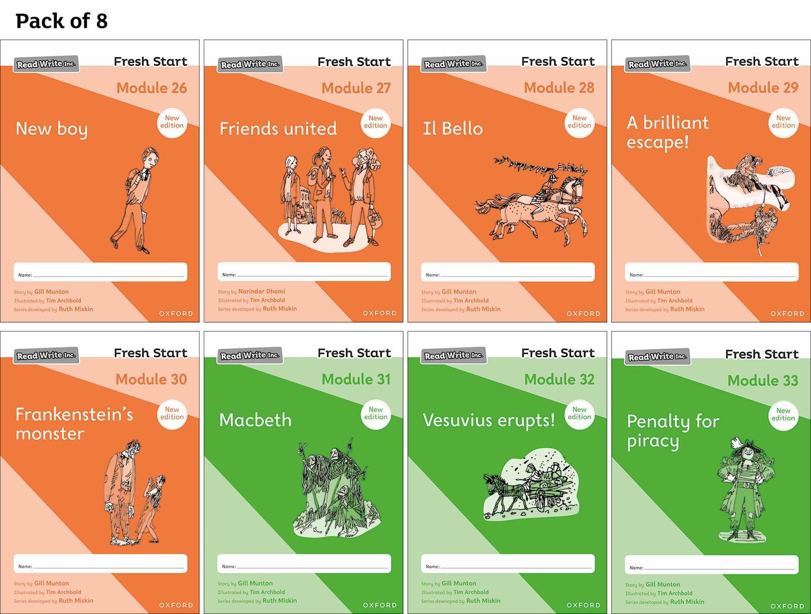 2024 Modules 26-33 - Pack of 8 (Read Write Inc. Fresh Start: 2024 Edition)