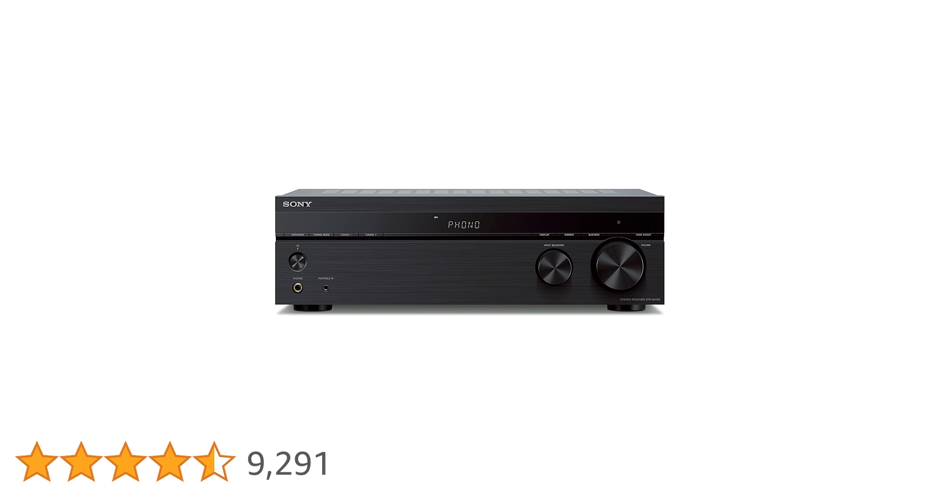 Sony STRDH190 2-ch Stereo Receiver with Phono Inputs and