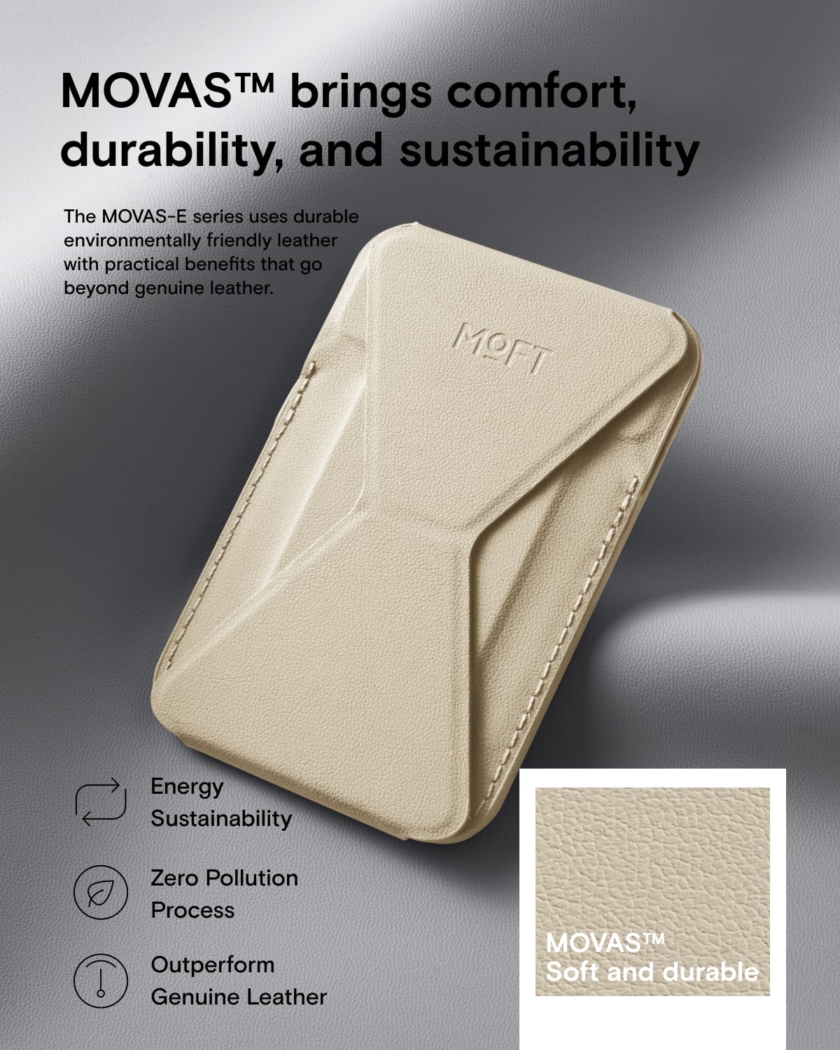 MOFT MagSafe Wallet Stand for iPhone 17/16/15/14/13/12 Series Compatible with MagSafe - Image 4
