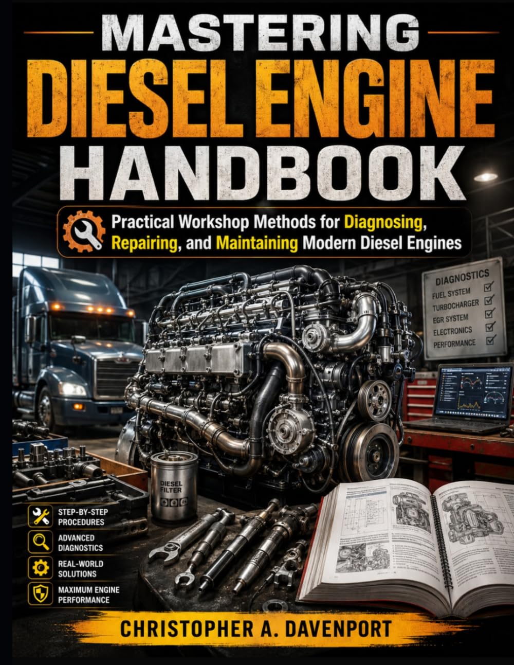 Mastering Diesel Engine Handbook: Practical Workshop Methods for Diagnosing, Repairing, and Maintaining Modern Diesel Engines