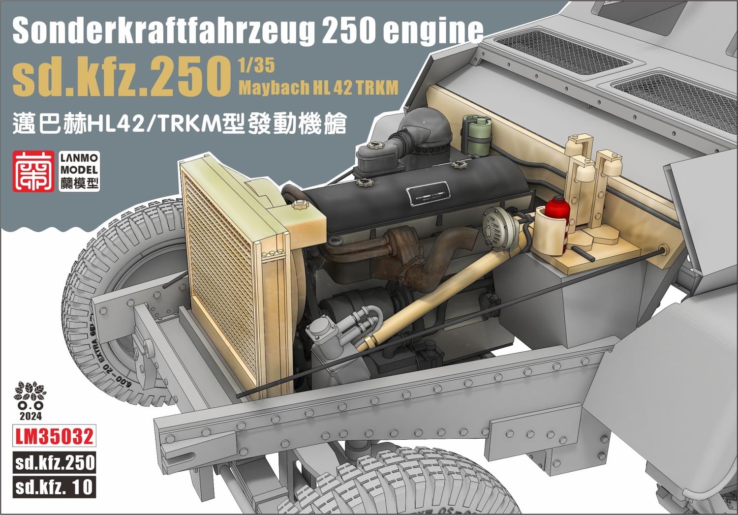Amazon | ランモモデル(Lanmo Model) 1/35 Sd.Kfz.250用