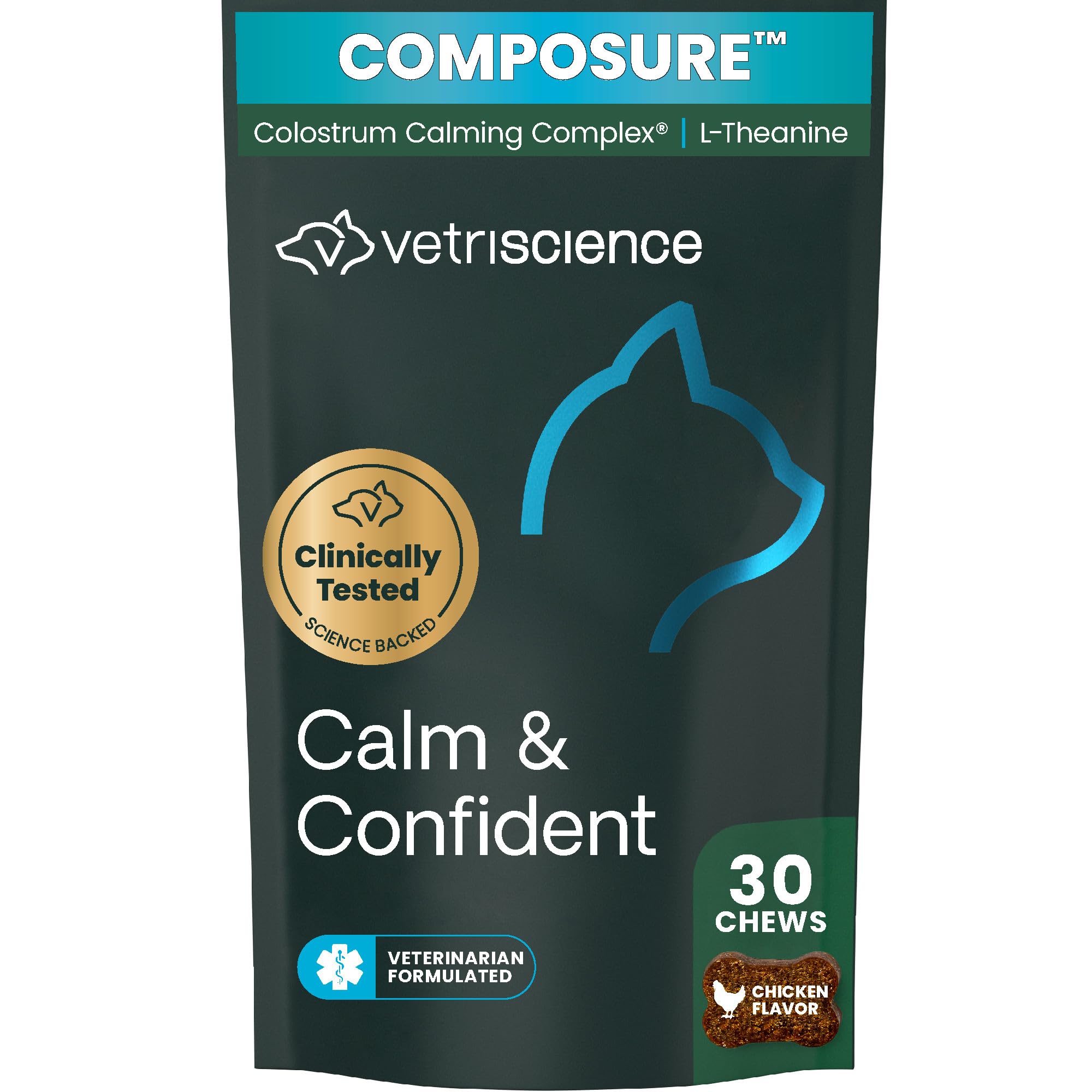 Amazon.com : VetriScience Calm & Confident Chews, Composure